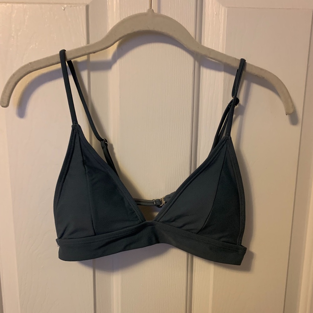 Charcoal Grey Bikini Top